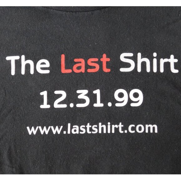 T Shirt Vintage 1999 Y2k Millenium The Last Shirt 12.31.99 Size XL Extra Large - Picture 1 of 8